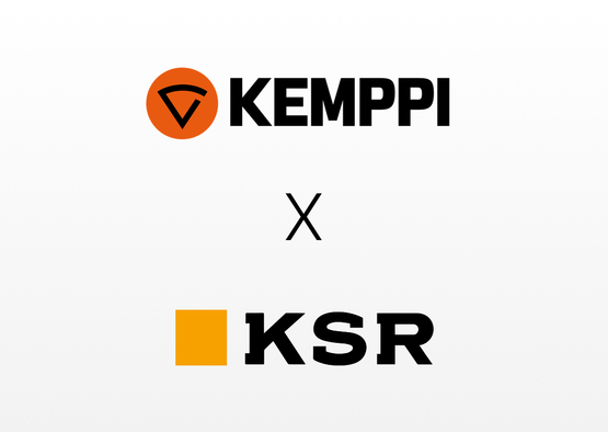 Image du logo de Kemppi et du logo de KSR à côté